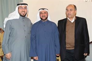 دعبدالله الشايجي مع الكندري والشاهين
