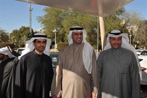 دحمد المطر مستقبلا فيصل اليحيى ورياض العدساني متين غوزال