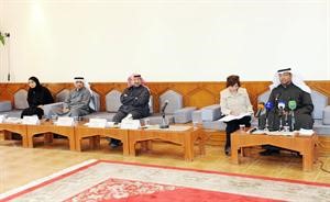 دمحمد الوهيب ودعروب الرفاعي مع بعض الحضور﻿