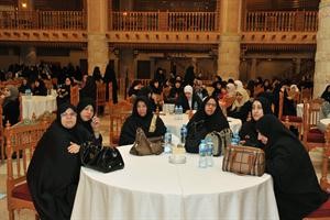 ناخبات الدائرة الاولى في حفل استقبال لاري وعبدالصمد