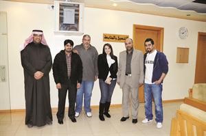فريق عمل برنامج الو فبراير فريال حماد
