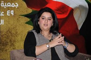الفارس خلال حديثها في لقاء المهندسين
