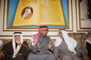مشاري العنجري مهنئا السعدون﻿