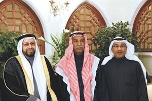 عبدالله الحريص وراشد الشملان يهنئان
