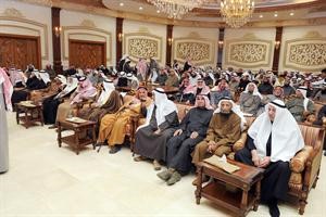 جانب من الحضور في ديوان الحمدان