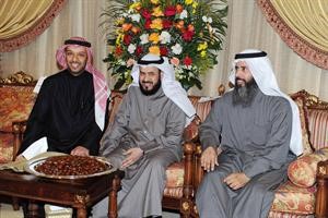 نايف المرداس وعبدالله البرغش وعبدالله جاسم الحمدان