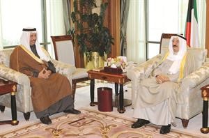 وسموه مستقبلا سمو الشيخ جابر المبارك﻿