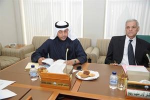 دحمد المطر والمستشار دمنيب ربيع