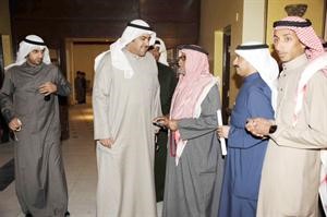 الشيخ ضاري الفهد يتابع عملية التسجيل﻿