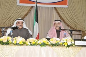الوزير الرجيب والوكيل الكندري خلال اللقاء﻿