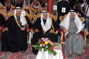الشيخ سلطان الغيصم والشيخ احمد الجربا والشيخ فهد سالم العلي سعود سالم