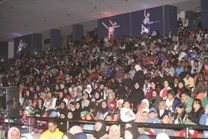 حضور كبير لمتابعة انشطة المهرجان﻿