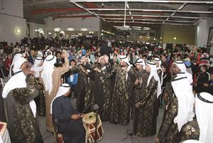 جانب من احتفالات المشروعات السياحية في منتزه الخيران﻿