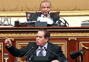 رئيس الحكومة كمال الجنزوري يعلن بيان حكومته الاول امام البرلمان