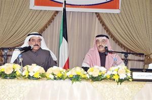 الوزير احمد الرجيب والوكيل محمد الكندري
