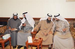 محمد الدلال ونايف المرداس وعمار العجمي وفلاح الصواغ﻿