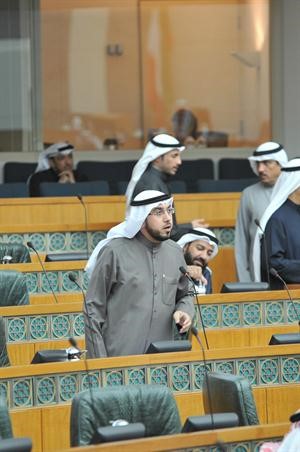 اسامة الشاهين متحدثا﻿
