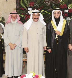 دعادل العبدالمغني وصالح المذن يباركان