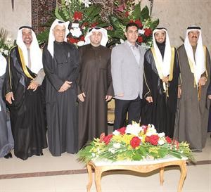 دمحمد سلامة والزميل وليد النصف يباركان