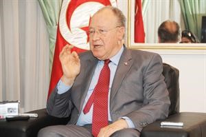 رئيس المجلس الوطني التاسيسي التونسي مصطفى بن جعفر	هاني الشمري﻿