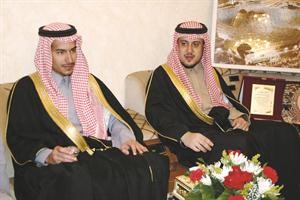 ﻿صاحب السمو الملكي الامير عبدالعزيز بن سعود والامير سعود ال سعود﻿