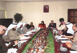 جانب من اجتماع بستكي مع وفد شركة المطاحن
