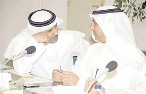 رئيس الهيئة فيصل الجزاف ونائبه دحمود فليطح امام نقلة نوعية للرياضة﻿