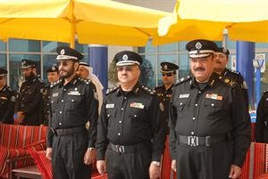 اللواء د الزعابي والعميدان العويش والناجم خلال الافتتاحاسامة ابوعطية﻿