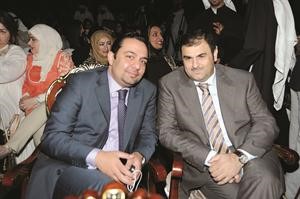 مدير ادارة التسويق الزميل فريد سلوم وزياد مجذوب﻿