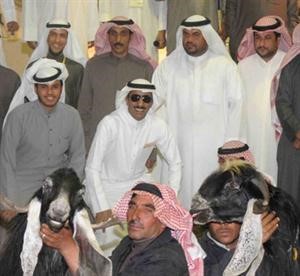 الشيخ صباح الناصر مع الفائزين
