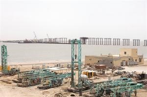 الانجاز في ميناء مبارك سبق الجدول الزمني