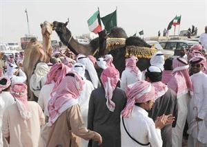 الفائزون في سباق الابل