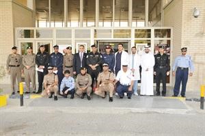 وفود دول مجلس التعاون خلال زيارتها الى مستشفى الرازي
