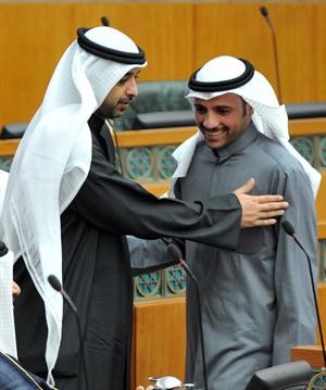 الشيخ محمد العبدالله ومرزوق الغانم
