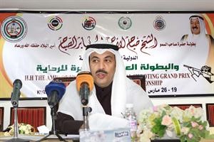 مدعيج العتيبي يتحدث في المؤتمر الصحافي﻿
