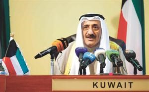 وزير النفط هاني حسين خلال المؤتمر الصحافي الختامي لاعمال المنتدى