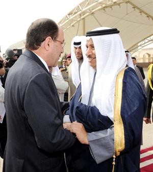 سمو رئيس الوزراء الشيخ جابر المبارك مرحبا بنوري المالكي