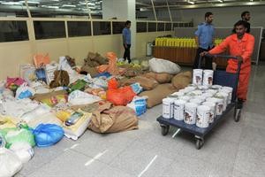 البان مدعومة وعيش ومواد غذائية ضبطت في ميناء الشويخ