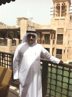 الزميل موسى ابو طفرة في فندق زعبيل سراي