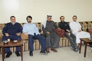 فهد الخشم متوسطا عددا من الجمركيين﻿