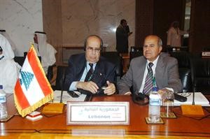 المرحوم خليل نحاس في احدى مشاركاته القارية

