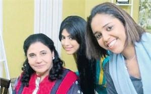 مشهد من مسلسل سكن الطالبات