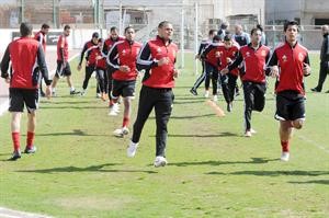 الاهلي يستعد لمباراة البن