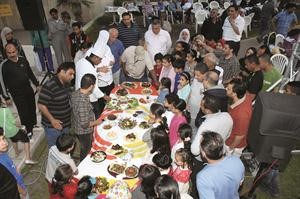 مشاركة اسرية بمهرجان الشواء