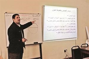 عاطف اسكندر يشرح اساسيات الخريطة في ورشة العمل