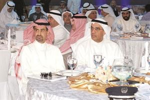 سامي الرشيد وعلي الهاجري خلال الاحتفال