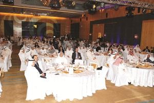 حضور كبير من قيادات القطاع النفطي في الاحتفال
