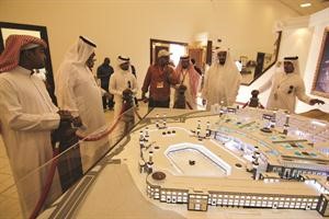 مجسم للمسجد الحرام داخل معرض عمارة الحرمين الشريفين