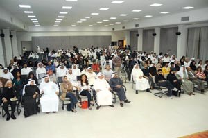 حضور حاشد في ملتقى النهضة بجمعية الخريجين امس 	هاني الشمري