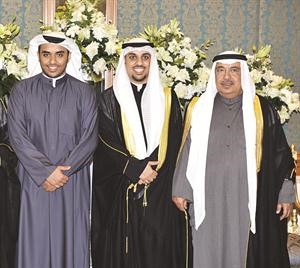 خالد المحسن وولداه محمد وسعود المحسن
